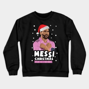 Funny Christmas Messi Miami Christmas Crewneck Sweatshirt